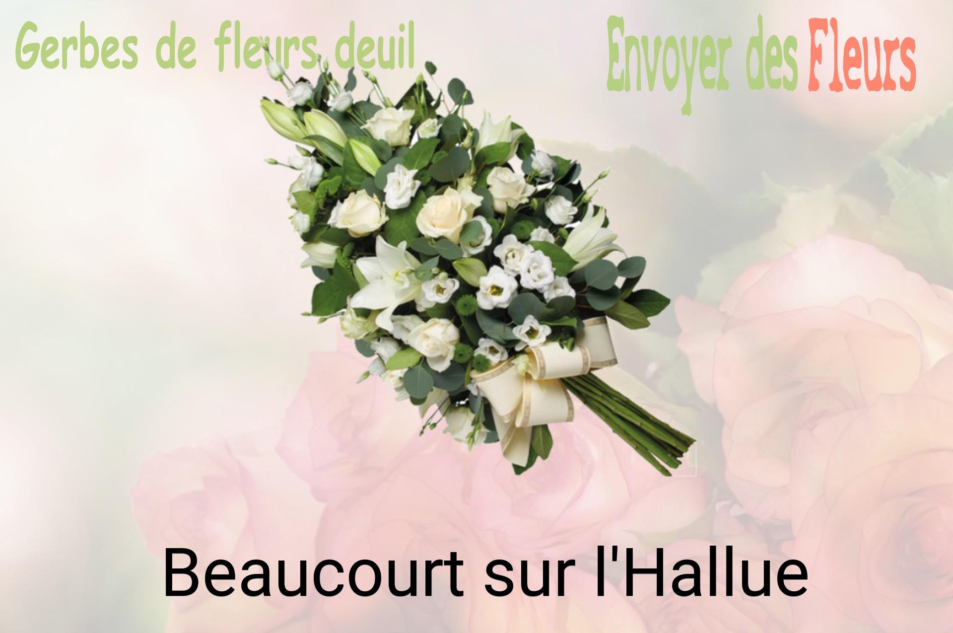 Gerbe de fleurs de deuil livrée à Beaucourt-sur-l'Hallue